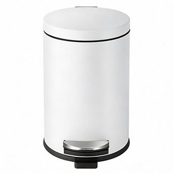 Step Trash Can Soft-Close Lid Stainless Steel 4.5L/1.2 Gallon