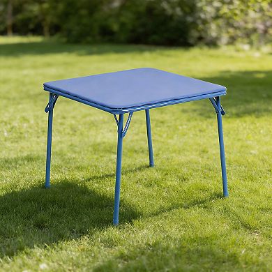 Kids 3pc Folding Square Table Chairs Set 50lb