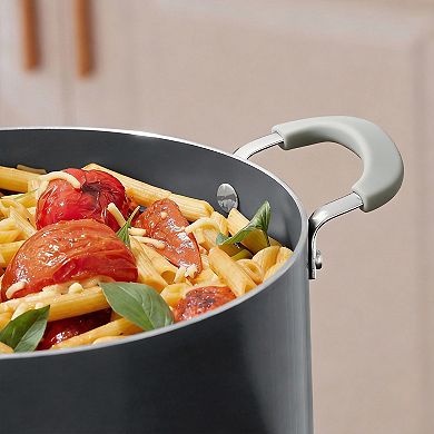 8-quart Ceramic Nonstick Stockpot Induction Silicone Handle Dishwasher Safe