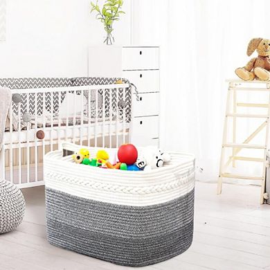 Washable Cotton Woven Storage Basket