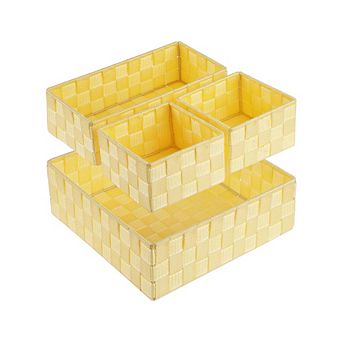 Woven Baskets With Durable Metal Frame