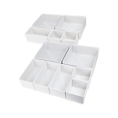 Multi-Pack Foldable Clothes Drawer Organizer