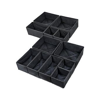 Multi-Pack Foldable Clothes Drawer Organizer