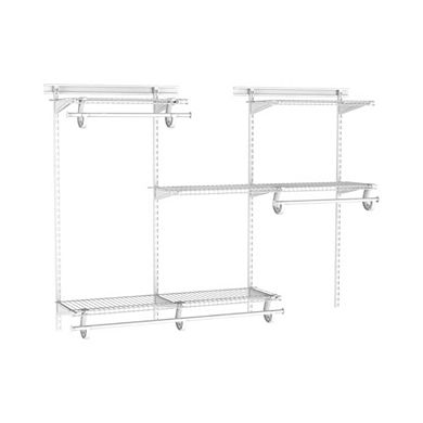 Adjustable Shelf Track Wire Closet Organizer
