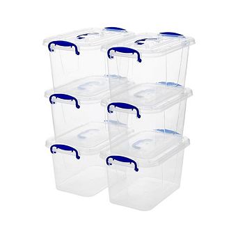 Stackable Clear Plastic Storage With Lid
