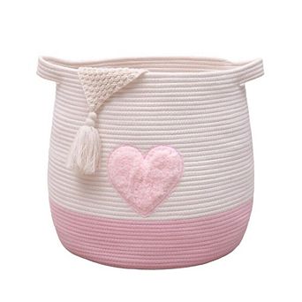 Bohemian Heart Design Storage Basket