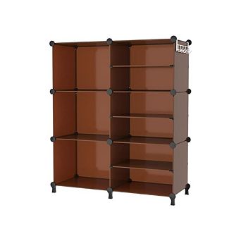 Portable Stackable Cubby Closet Organizer
