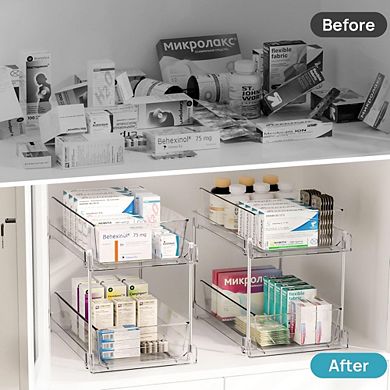 Clear Under Sink Storage Organizer