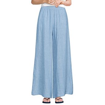 Women's Lands' End Tall High-Rise Palazzo Pants