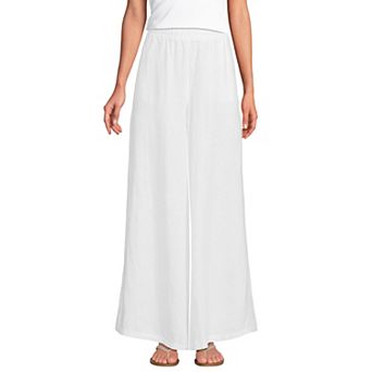 Women's Lands' End Tall High-Rise Palazzo Pants