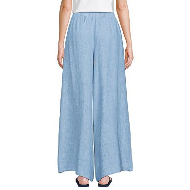 Petite Lands' End High-Rise Palazzo Pants