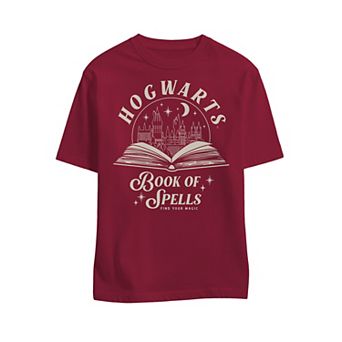 Juniors' Hogwarts Book of Spells Graphic Tee