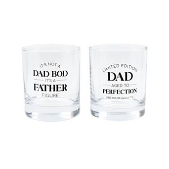 Deal Bar Dad Rocks Glasses Set of 2