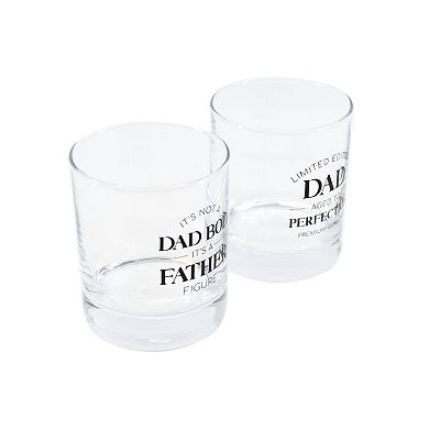 Deal Bar Dad Rocks Glasses Set of 2