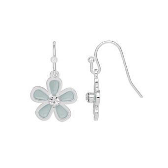 LC Lauren Conrad Floral Drop Earrings