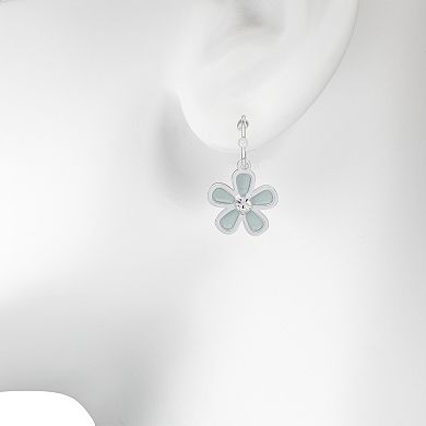 LC Lauren Conrad Floral Drop Earrings