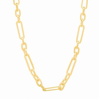 LC Lauren Conrad Gold Tone Paperclip Link Chain Necklace