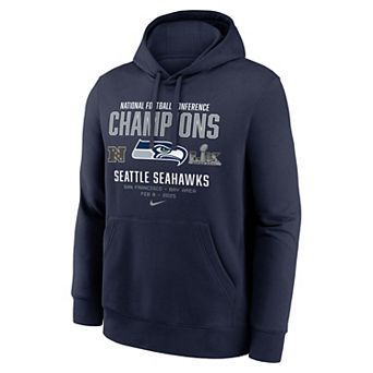 Men's NFL 2025 NFC Champions Seattle Seahawks Team Nation Hoodie