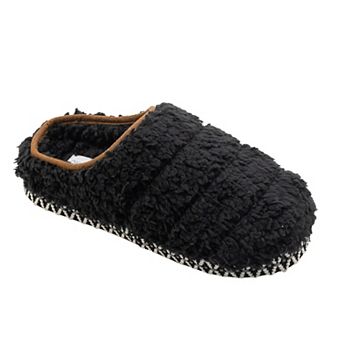 Bearpaw Women's Quilted Faux Shearling Slip-On Clog Slippers