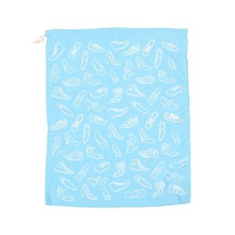 Deal Bar Blue Print Travel Shoe Pouch