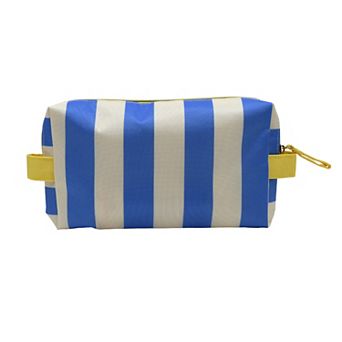 Deal Bar Striped Cosmetic Bag