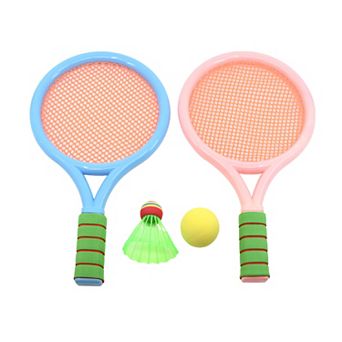 Deal Bar Badminton 2 pc Racket Set with Shuttlecock & Ball