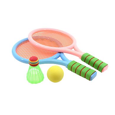 Deal Bar Badminton 2-Piece Racket Set with Shuttlecock & Ball