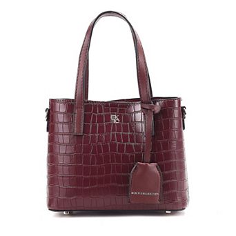 MKF Collection Isolde Faux Leather Croc-Embossed Tote Bag
