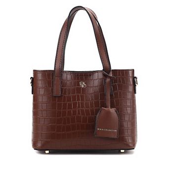 MKF Collection Isolde Faux Leather Croc-Embossed Tote Bag