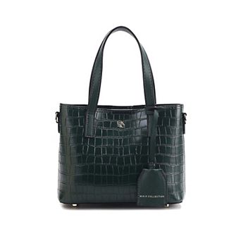 MKF Collection Isolde Faux Leather Croc-Embossed Tote Bag