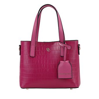MKF Collection Isolde Faux Leather Croc-Embossed Tote Bag
