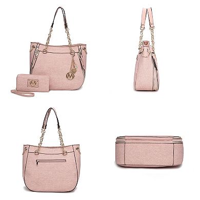MKF Collection Lina Tote Bag & Wallet 2-Piece Set
