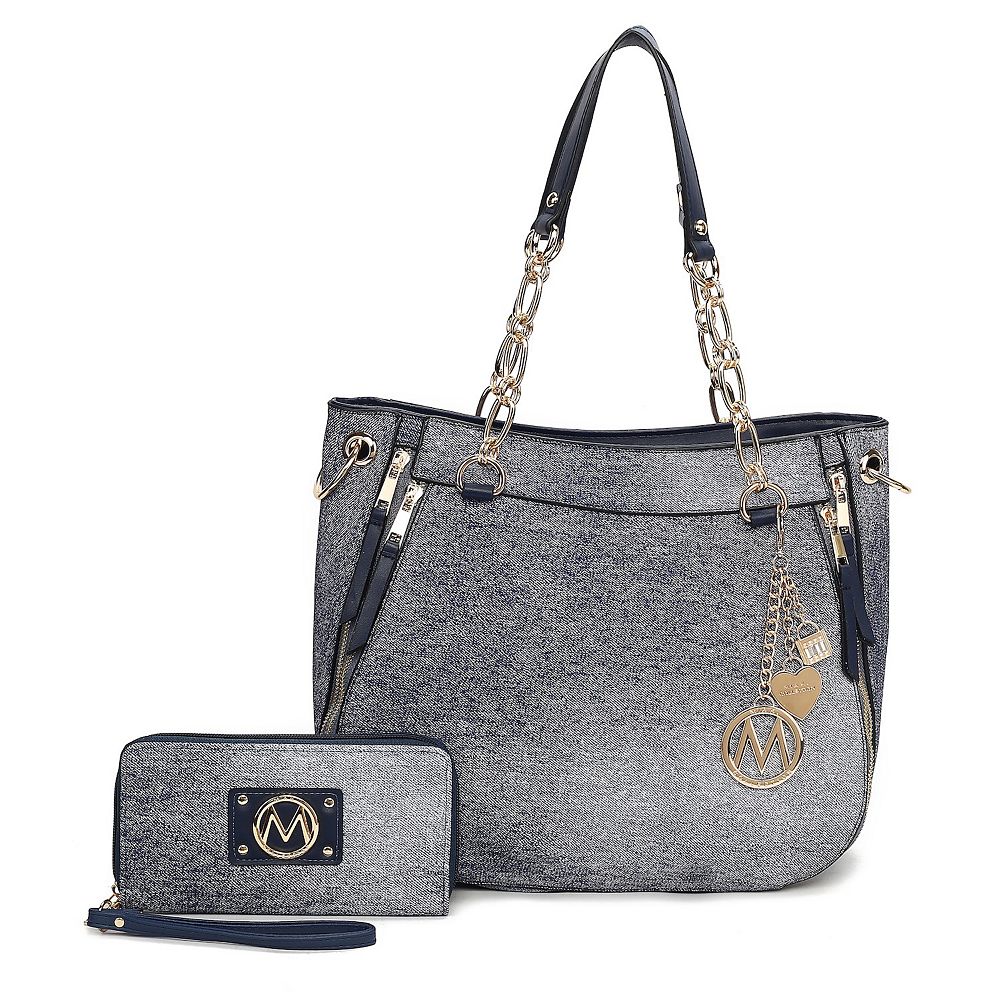 MKF Collection Lina Tote Bag & Wallet 2-Piece Set