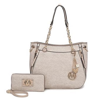 MKF Collection Lina Tote Bag & Wallet 2 pc Set