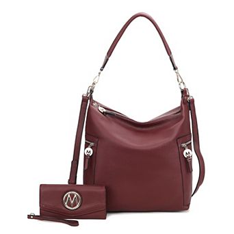 MKF Collection Ophelia Hobo Bag & Wallet 2 pc Set