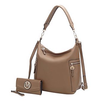 MKF Collection Ophelia Hobo Bag & Wallet 2 pc Set