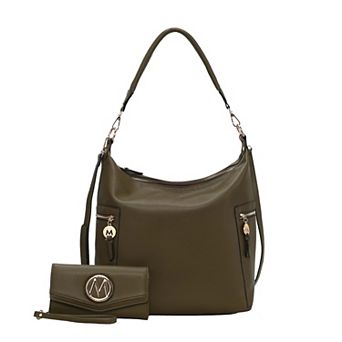 MKF Collection Ophelia Hobo Bag & Wallet 2 pc Set