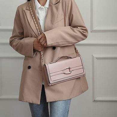 MKF Collection Arlena Crossbody Bag With Chain Strap
