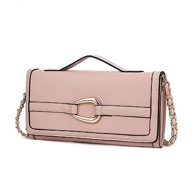 MKF Collection Arlena Crossbody Bag With Chain Strap