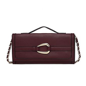 MKF Collection Arlena Crossbody Bag With Chain Strap