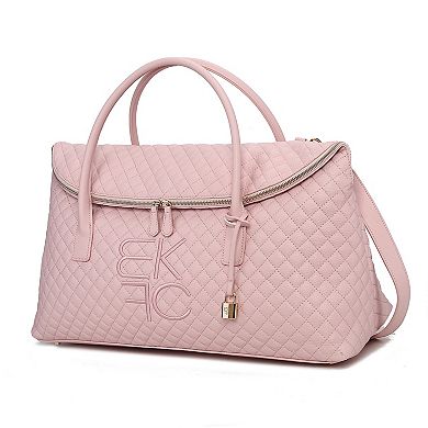 MKF Collection Eulalie Quilted Weekender Bag