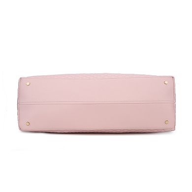 MKF Collection Eulalie Quilted Weekender Bag