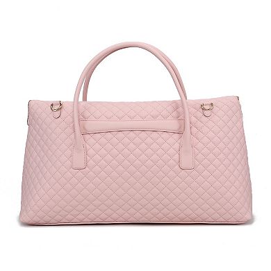 MKF Collection Eulalie Quilted Weekender Bag