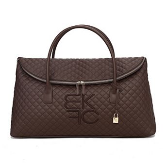 MKF Collection Eulalie Quilted Weekender Bag