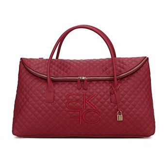 MKF Collection Eulalie Quilted Weekender Bag
