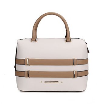 MKF Collection Leila Satchel Bag With Zip Closure