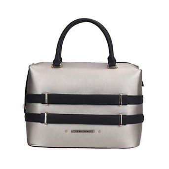 MKF Collection Leila Satchel Bag With Zip Closure