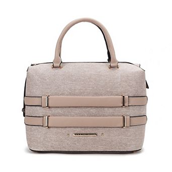 MKF Collection Leila Satchel Bag With Zip Closure