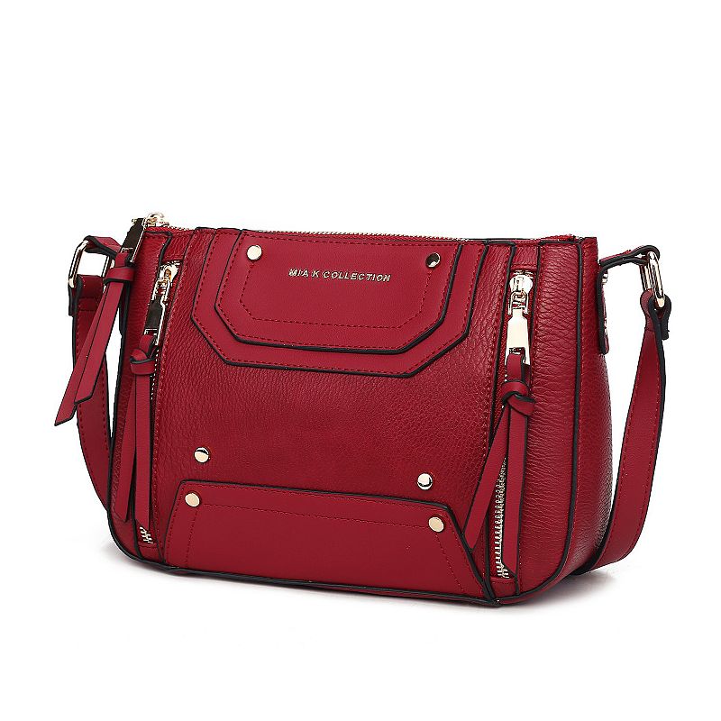 MKF Collection Noemi Shoulder Bag With Zip Closure, Red