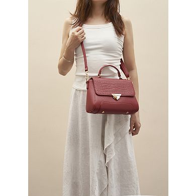MKF Collection Saphira Satchel Bag With Crossbody Strap